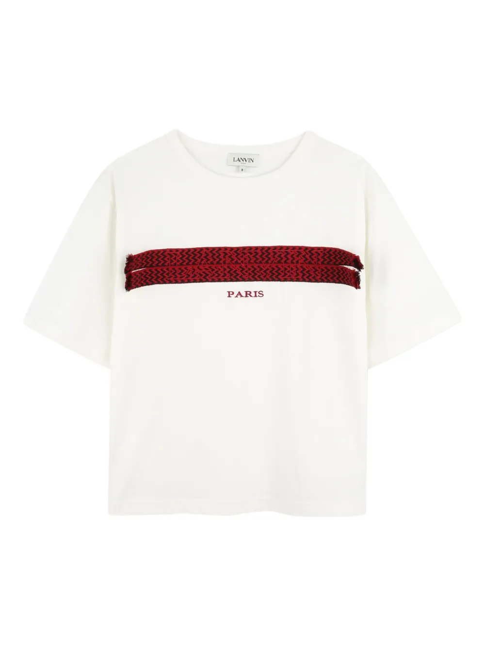 

Футболка с графичным принтом Lanvin Enfant, белый