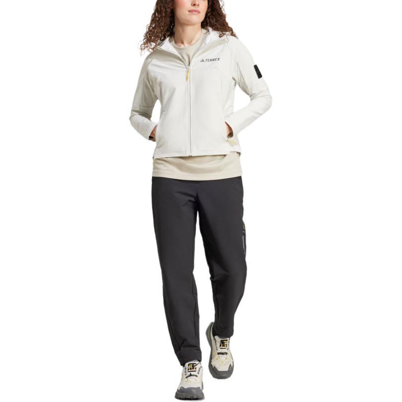 Adidas Женская куртка National Geographic серый трек, Track Gray — фото 4