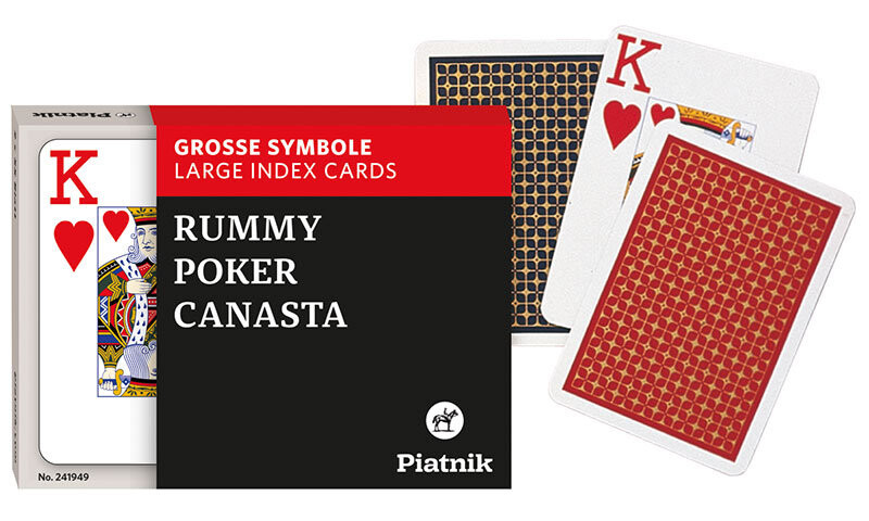 

Стандарт Экстра Опти, карты, две колоды, Пятник Piatnik