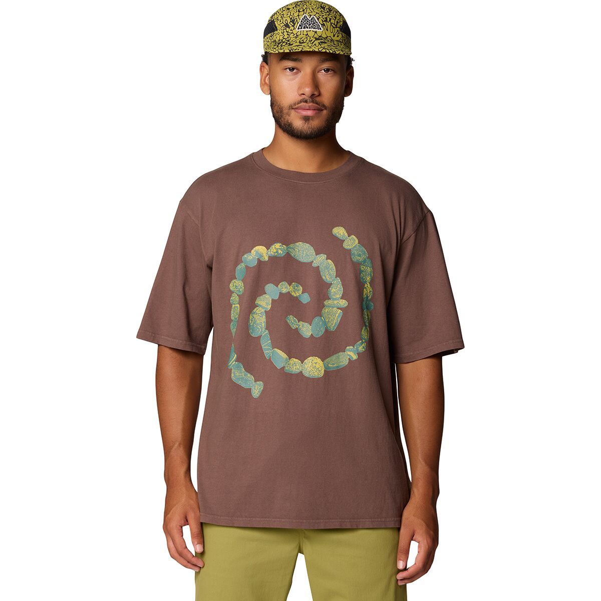 

Футболка Extra vitamins x leave no trace swirl Mountain Hardwear, цвет carob