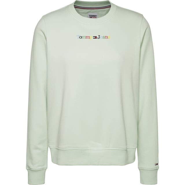 

Свитер цвета с засечками Tommy Jeans, зеленый