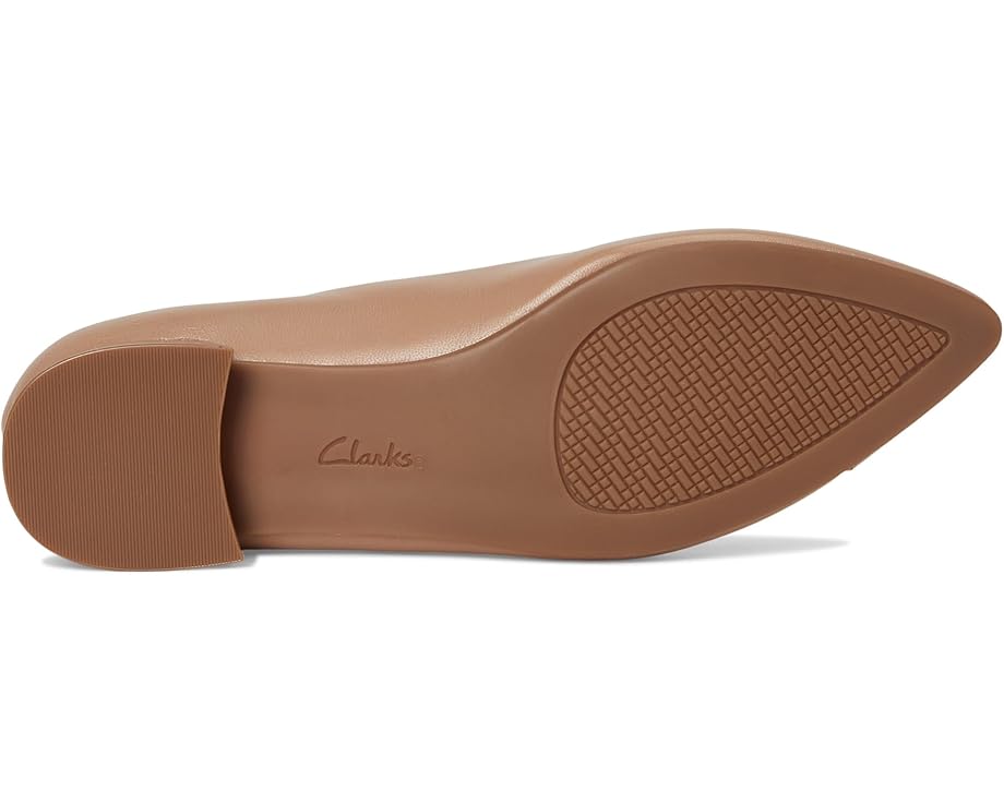 Туфли на плоской подошве Clarks Natalyn Wish, цвет Warm Beige Leather — фото 3