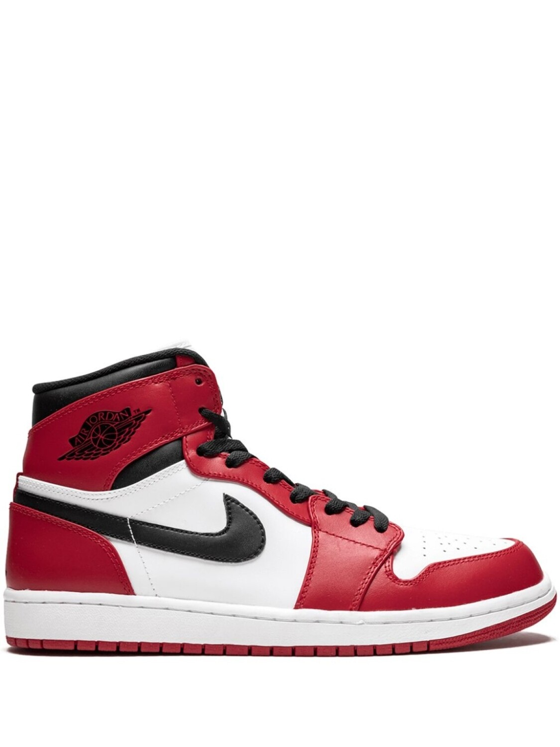 

Кроссовки Jordan Air Jordan 1 Retro High, белый/черный/красный, Красный;черный, Кроссовки Jordan Air Jordan 1 Retro High, белый/черный/красный