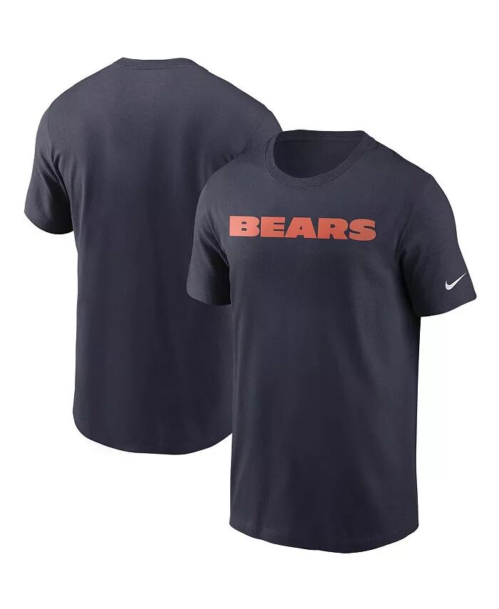 

Футболка мужская темно-синяя с надписью Chicago Bears Team Nike