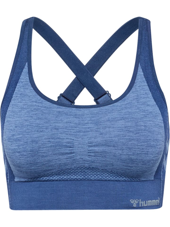 

Топ Hummel, цвет blue indigo melange