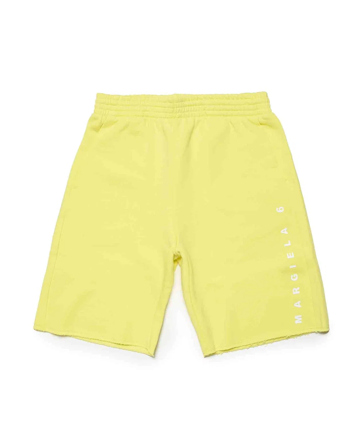 Шорты MM6 Maison Margiela с логотипом, желтые