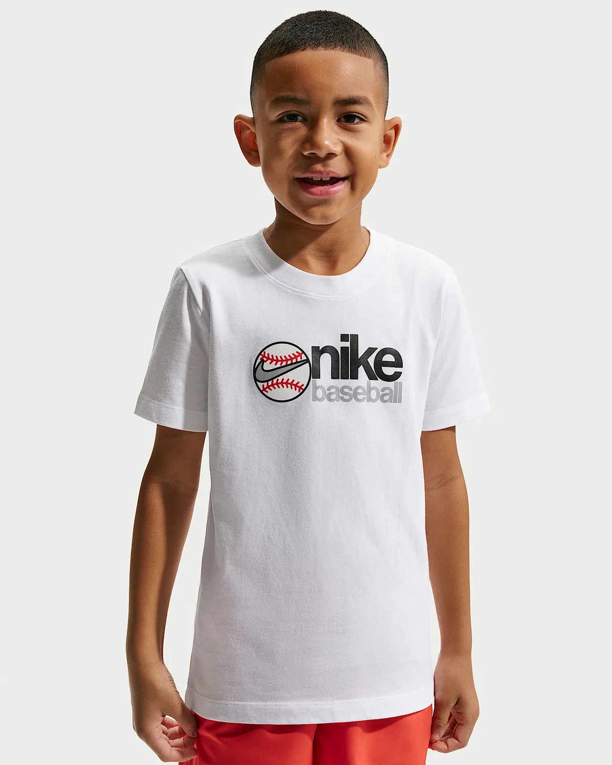 Детская бейсбольная футболка Nike, White