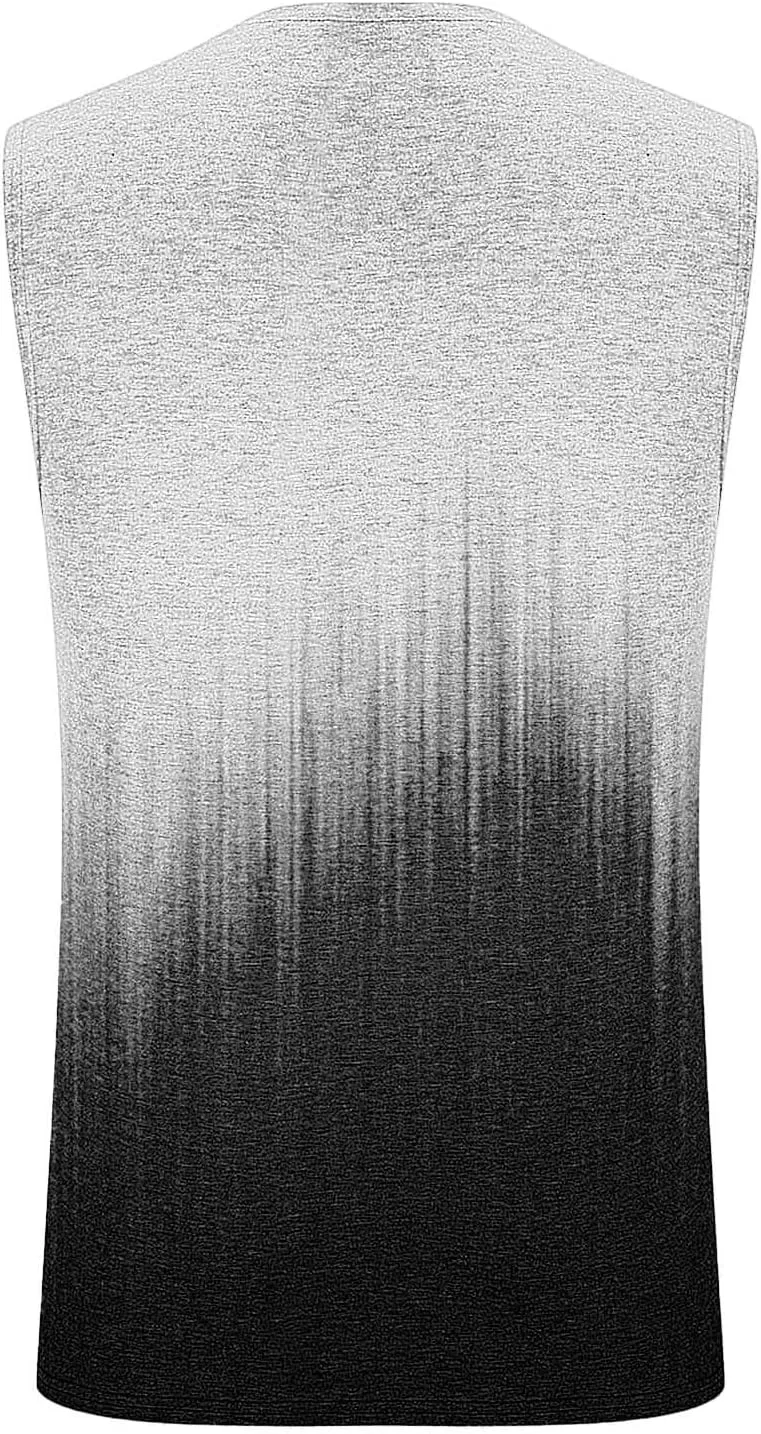 Мужской топ-безрукавка Gradient, хлопок, белый — фото 4