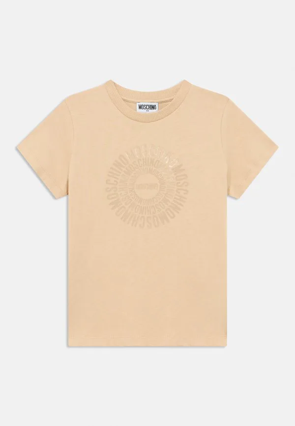 Футболка унисекс с принтом Moschino, Irish Cream