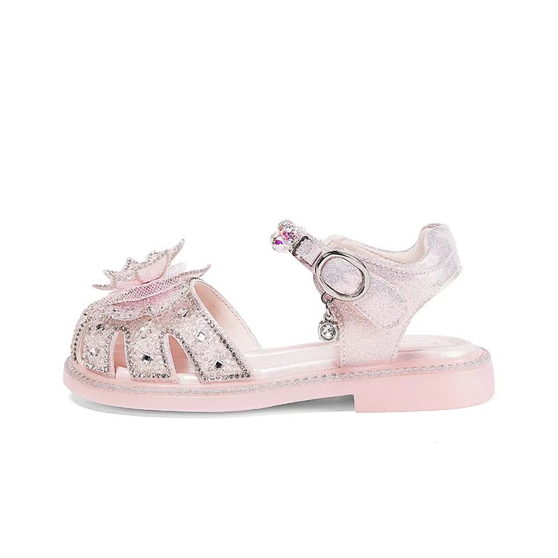 Детские сандалии из искусственной кожи с дышащей подошвой Snoffy, Crystal Pink