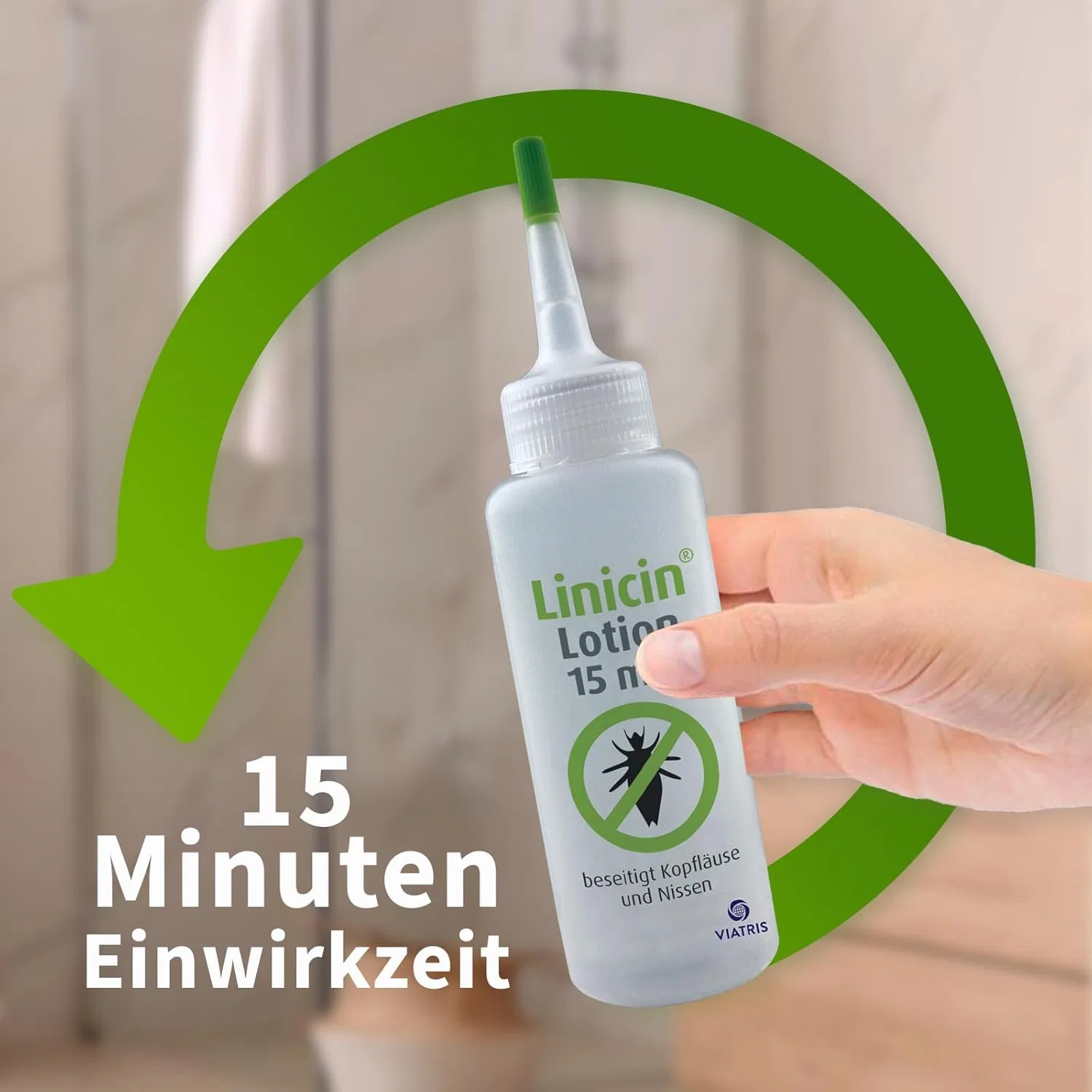 Лосьон от вшей «Linicin» для лечения головных вшей Linicin — фото 3