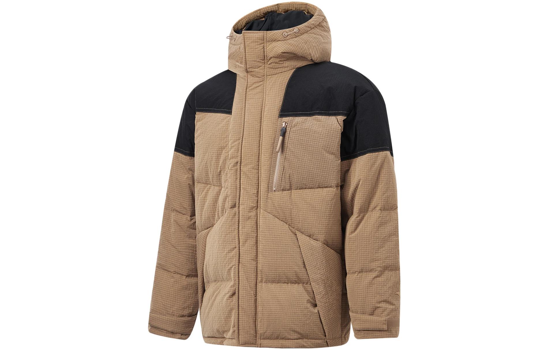

Куртка пуховая мужская LiNing Sports Life Collection светло-каштанового коричневого цвета, Коричневый, Куртка пуховая мужская LiNing Sports Life Collection светло-каштанового коричневого цвета