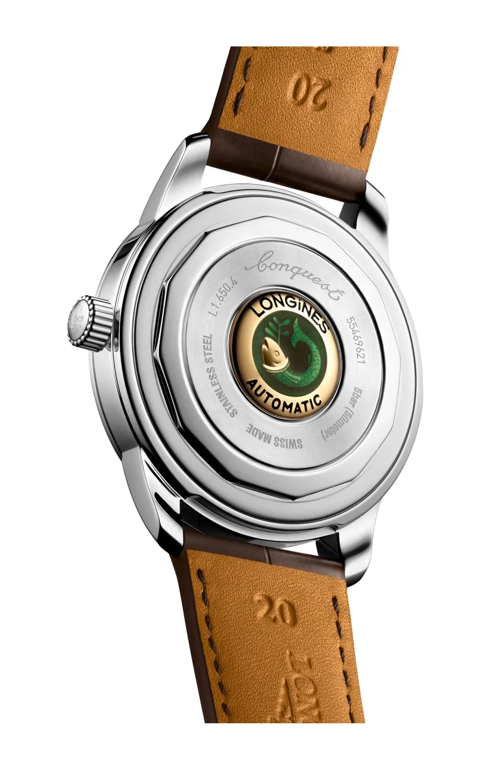 CONQUEST HERITAGE 40 ММ - L1.650.4.62.2 LONGINES, золотой — фото 2