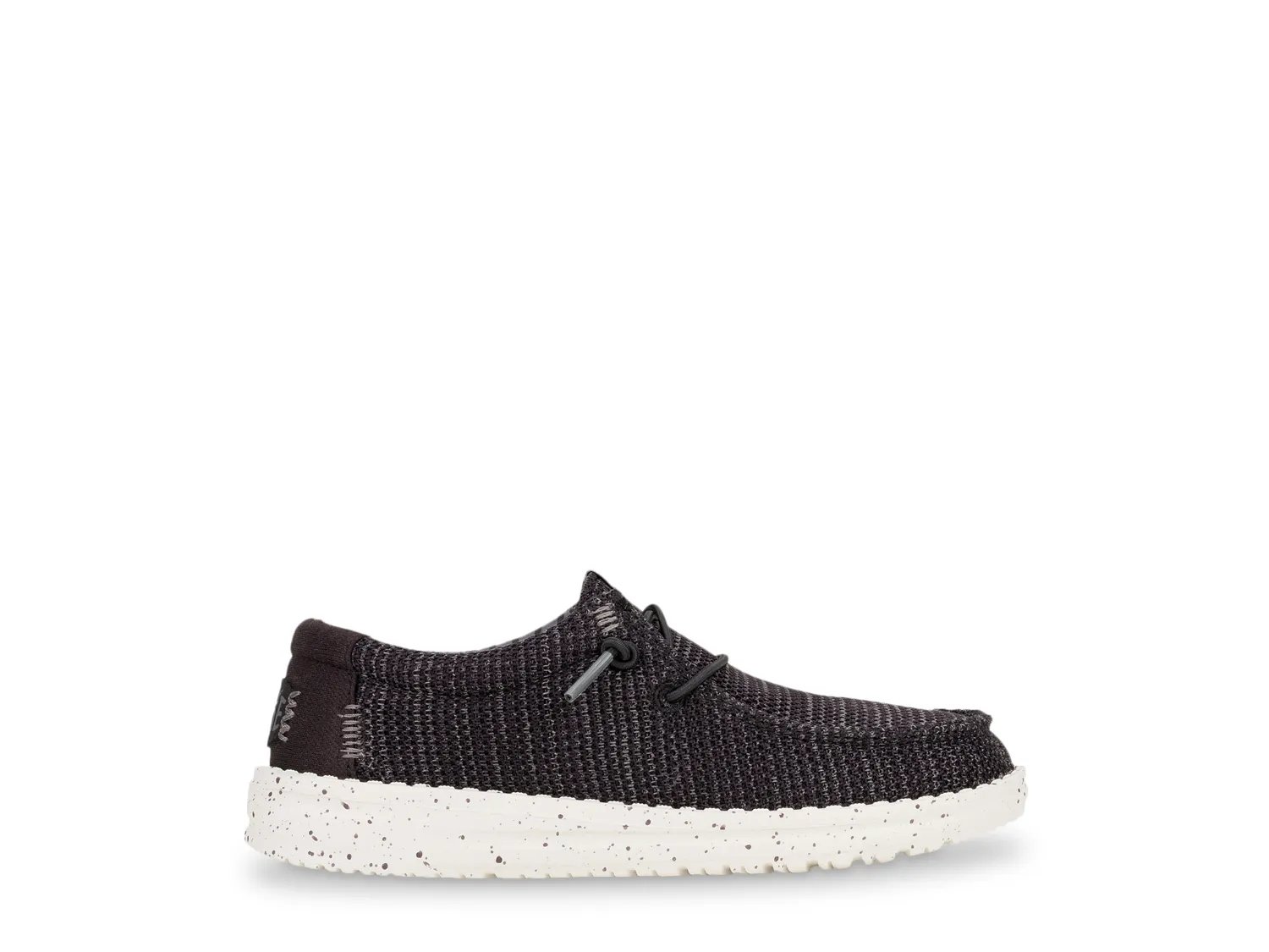 Слипоны HEYDUDE Wally Stretch Sox Slip-On - Kids', черный — фото 2