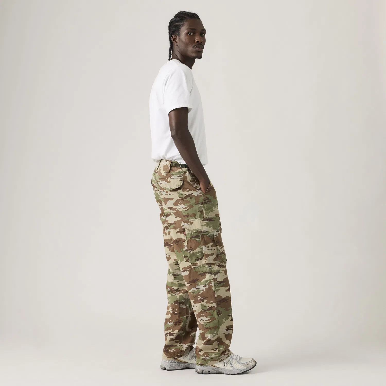 Мужские брюки-карго свободного кроя Xx Levi's, Green — фото 4