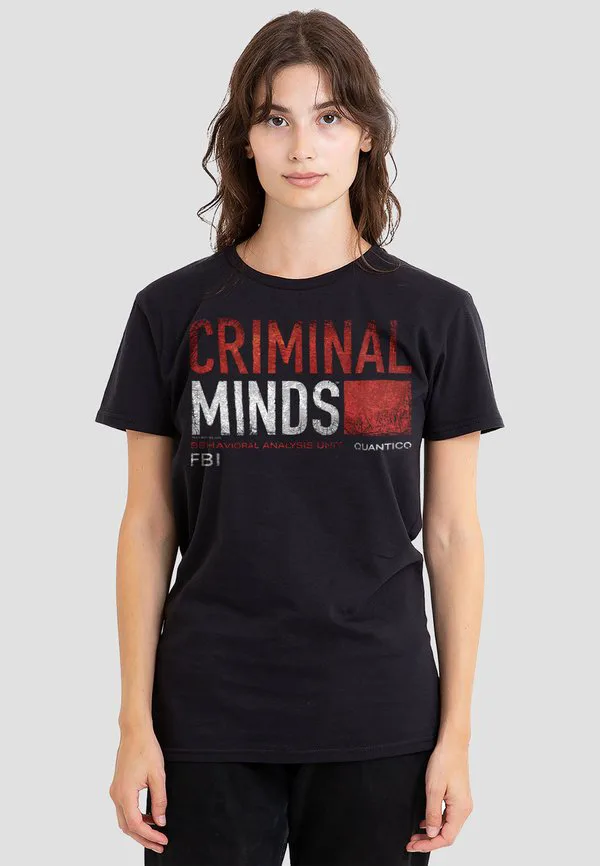 

Футболка с принтом в виде заставки сериала «мыслить как преступник» Cotton Soul, Black, Черный, Футболка с принтом в виде заставки сериала «мыслить как преступник» Cotton Soul, Black