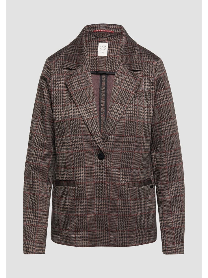 

QS Домашний пиджак цвета 99N2_коричневый