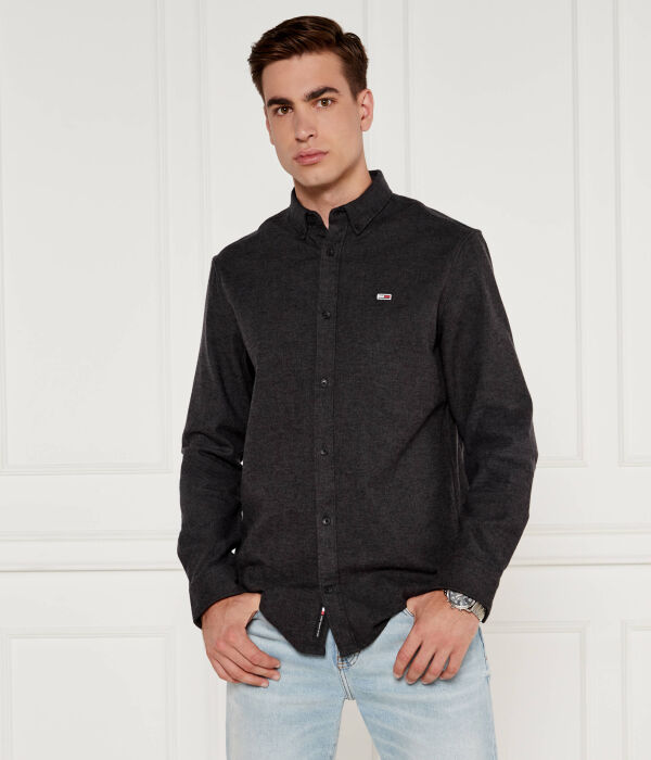 

Рубашка Tommy Jeans Regular Fit, черный