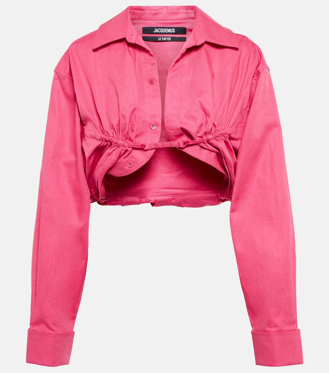 

Укороченная рубашка La Chemise Machou Jacquemus, розовый