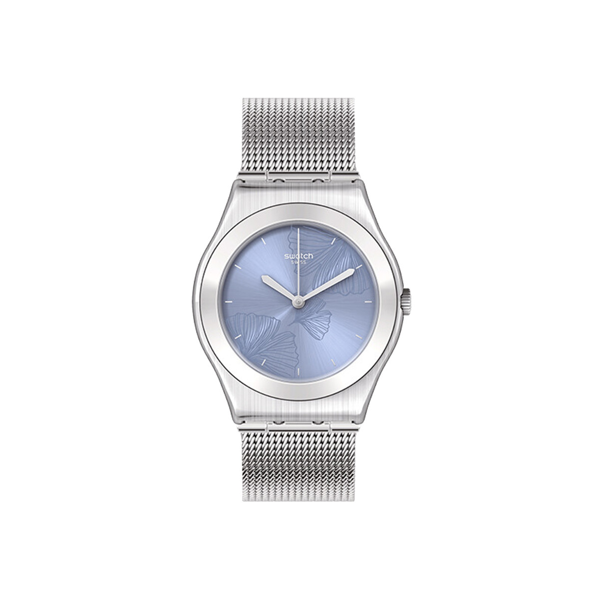 

SWATCH Часы унисекс Metal Series 33 мм синего цвета YLS231M