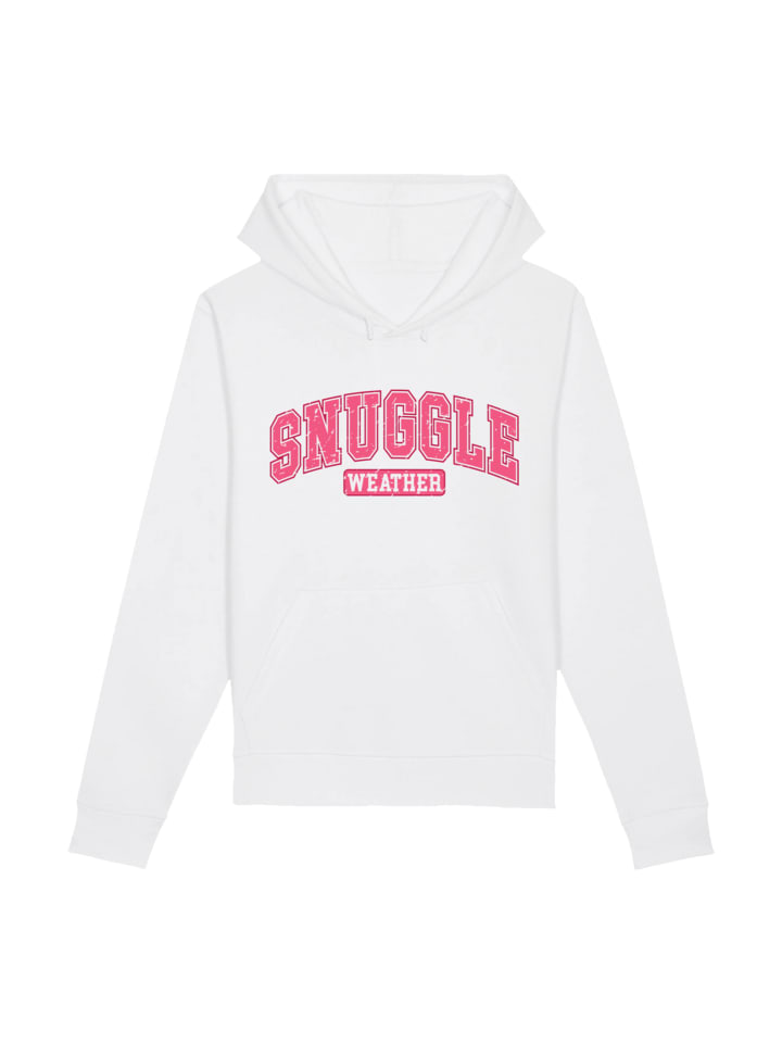 

Пуловер F4NT4STIC Hoodie Snuggle Weather Cozy Winter Holiday, белый