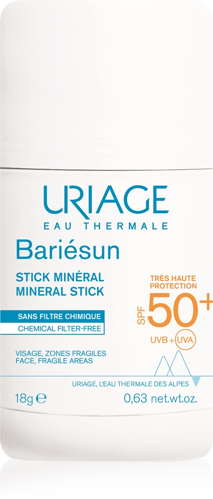 

Bariésun mineral stick spf 50+ минеральный защитный карандаш spf 50+ Uriage, 18 гр