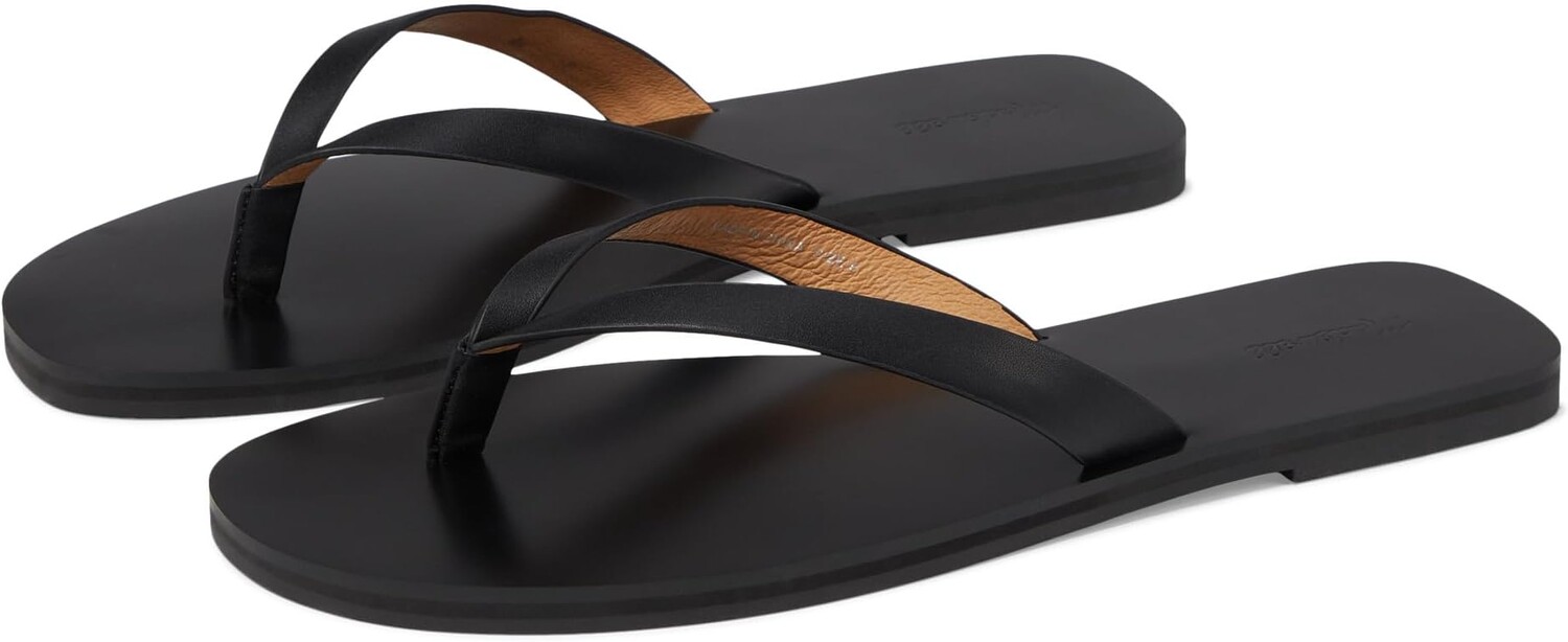 

Сандалии Madewell Greene Thong Slide, цвет True Black