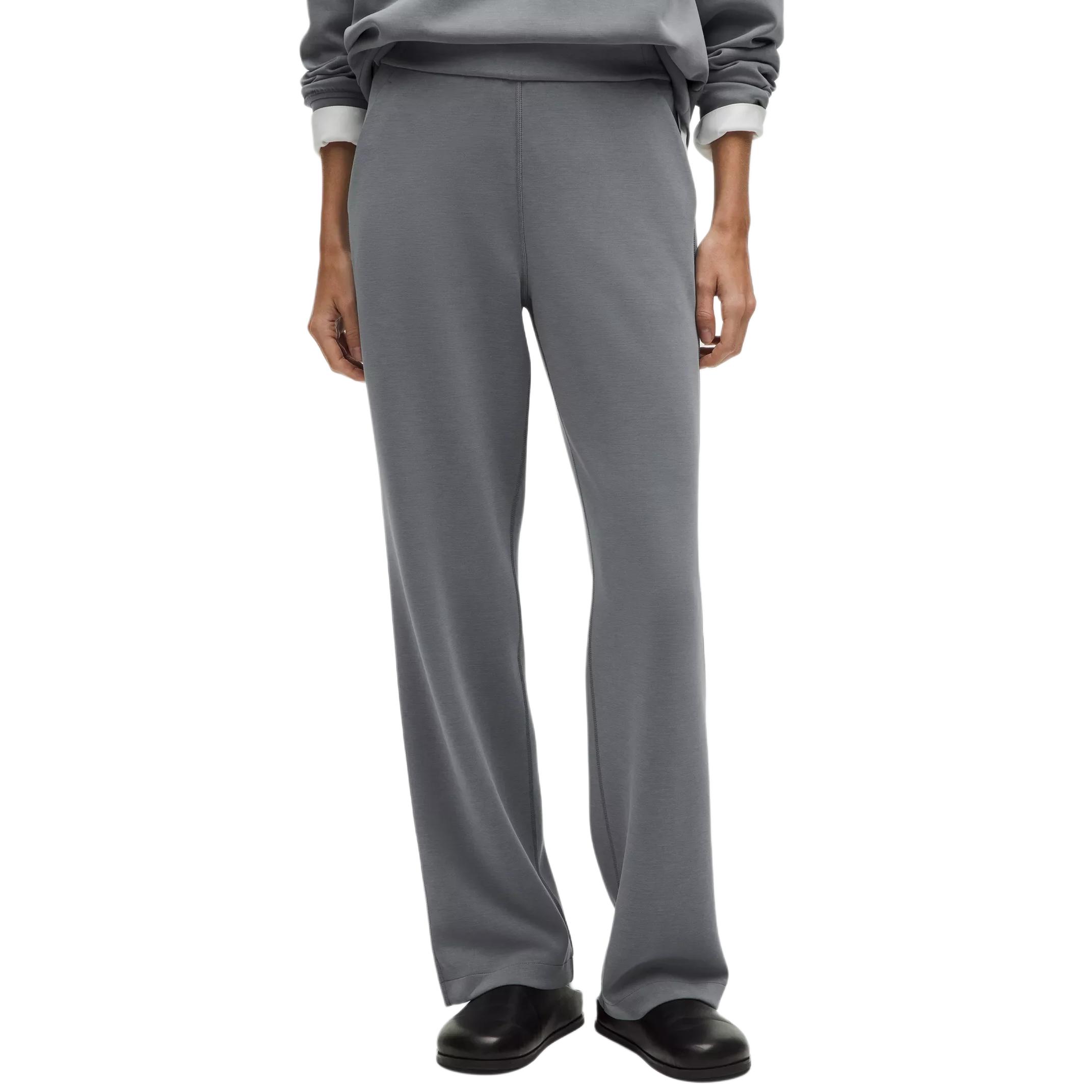 

Женские повседневные брюки прямого кроя Softstreme Lululemon, sun серый/sogy