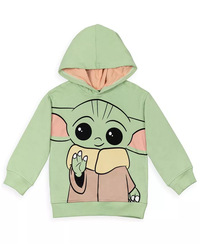 

Толстовка с капюшоном Star Wars для мальчиков The Mandalorian Yoda Starwars, зеленый