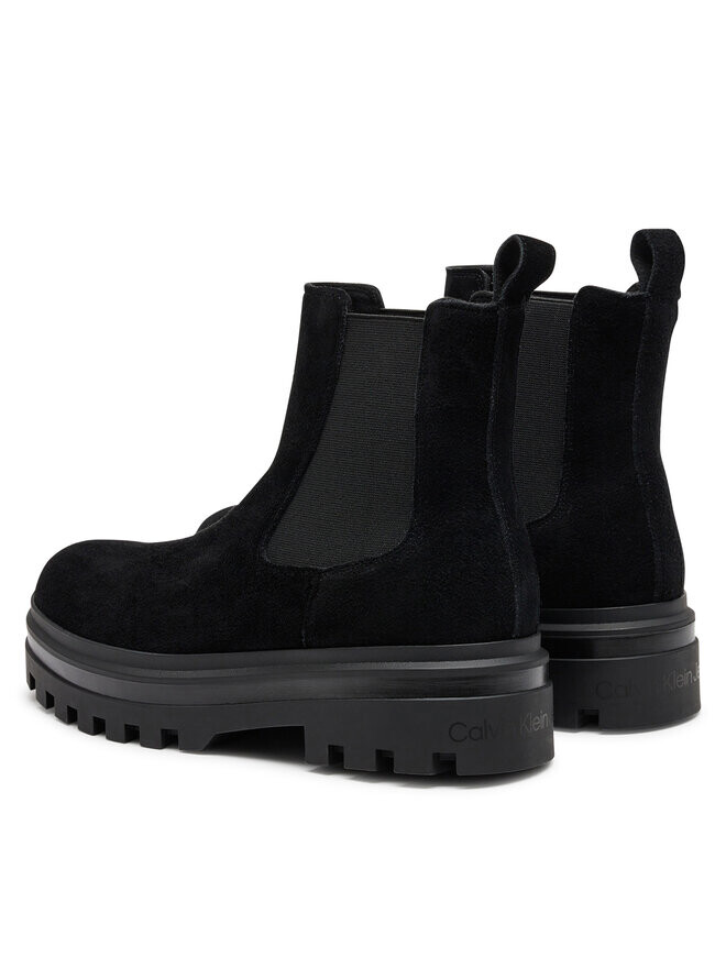 Классические Ботильоны Calvin Klein Jeans Lugged Chelsea Boot Hr Su YM0YM01067, черный — фото 3