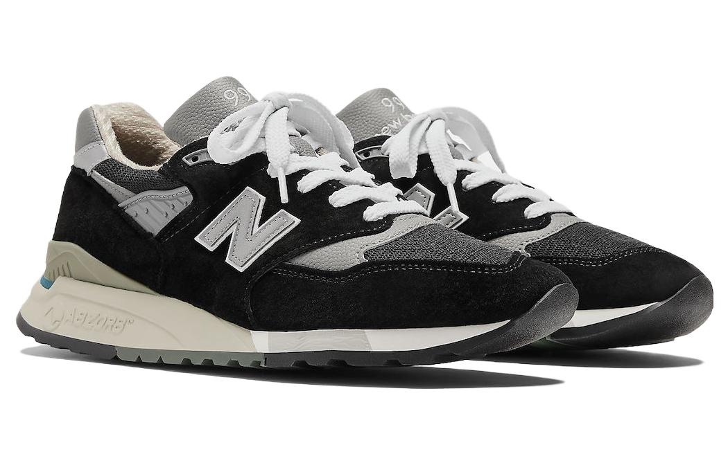 998 MiUSA Черный Серебристый New Balance, Черный Серый — фото 2