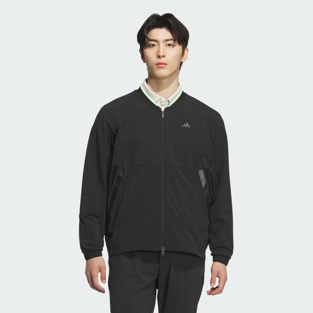 Ветрозащитная куртка на молнии Adidas, black