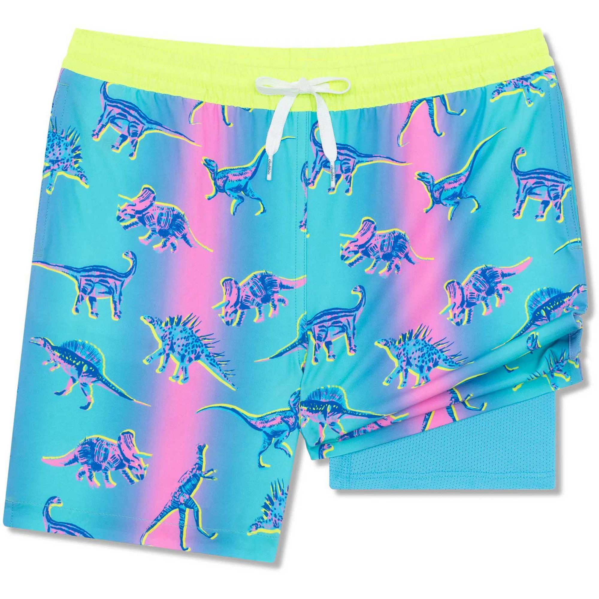 Плавки для мальчиков "Динозавровые прелести" Chubbies, Blue/Pink — фото 2