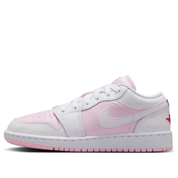 

Кроссовки 1 low 'pink foam white' Air Jordan, розовый