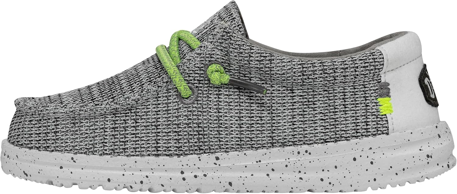 

Детские лоферы Hey Dude Boy's Wally Heydude, Stone White