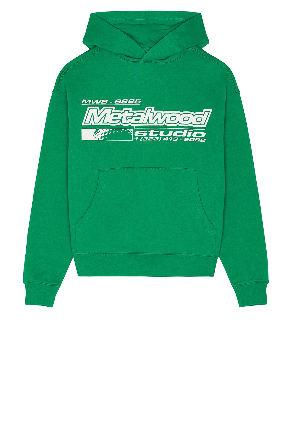 

Толстовка с капюшоном Metalwood Studio, green