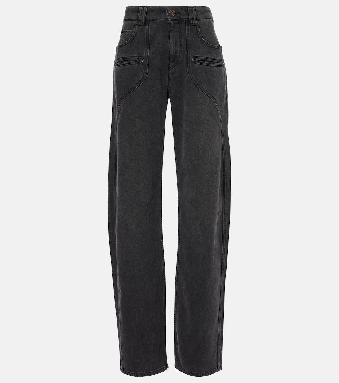 

Джинсы Betiane с широкими штанинами Isabel Marant, Faded Black
