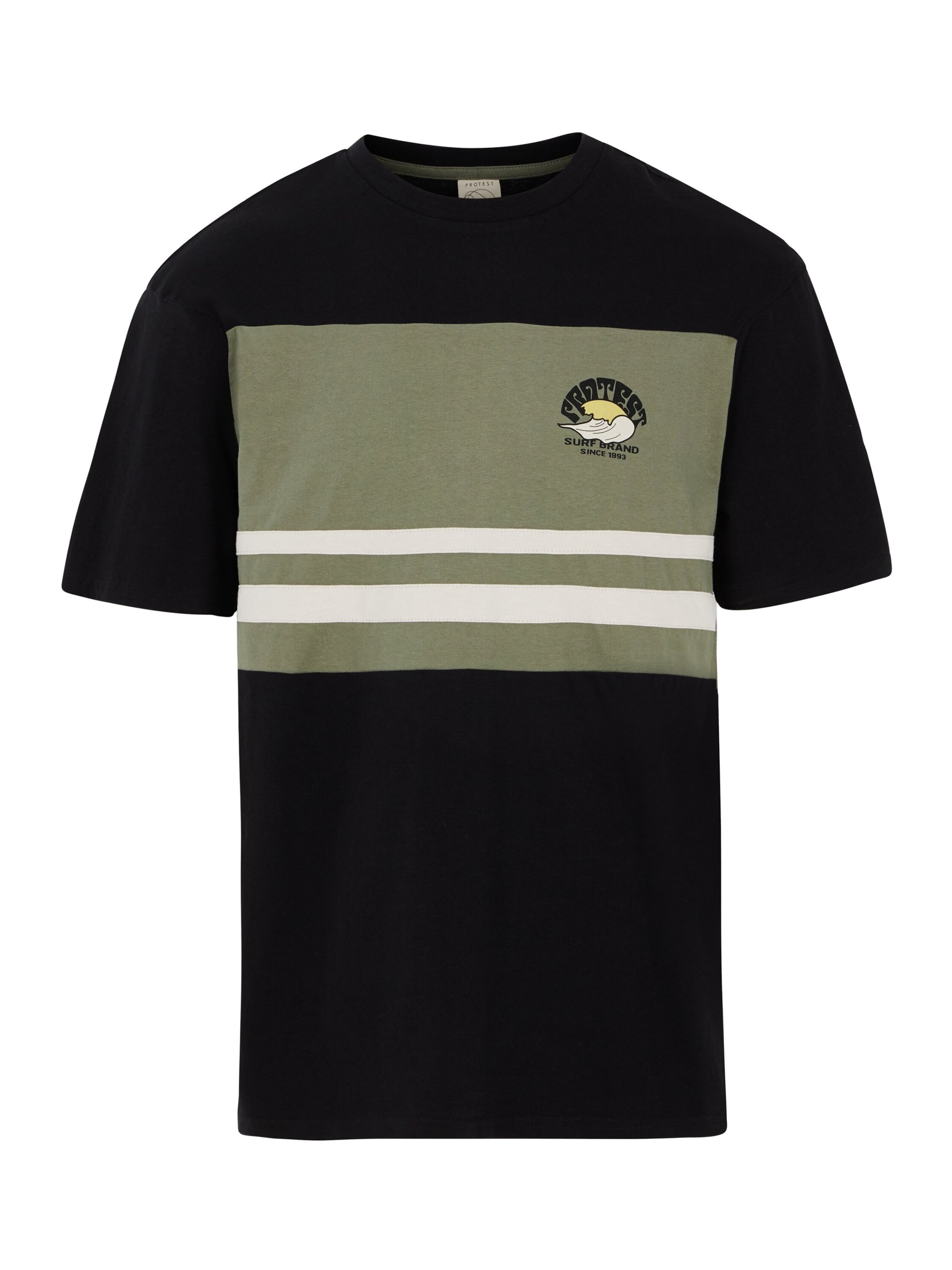 

PROTEST Футболка 'PRTMYRON' в черном цвете