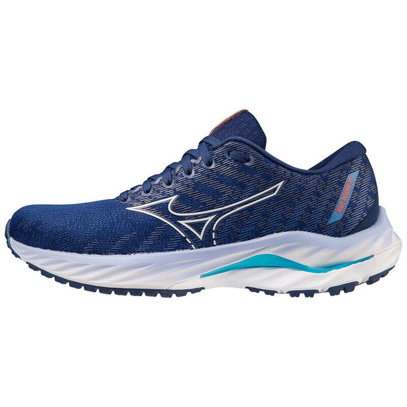

Кроссовки Mizuno, цвет blau/weiss