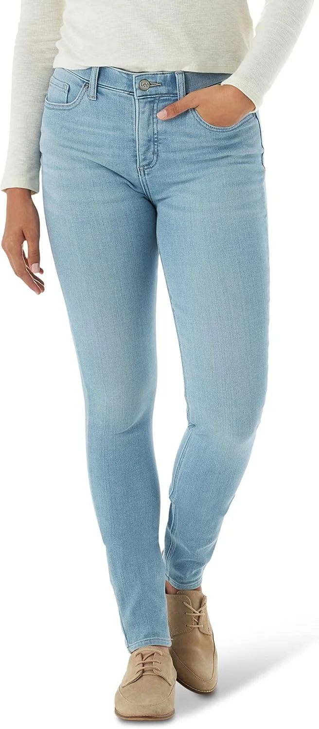 

Lee Женские джинсы Ultra Lux Mid-Rise Slim Fit Skinny