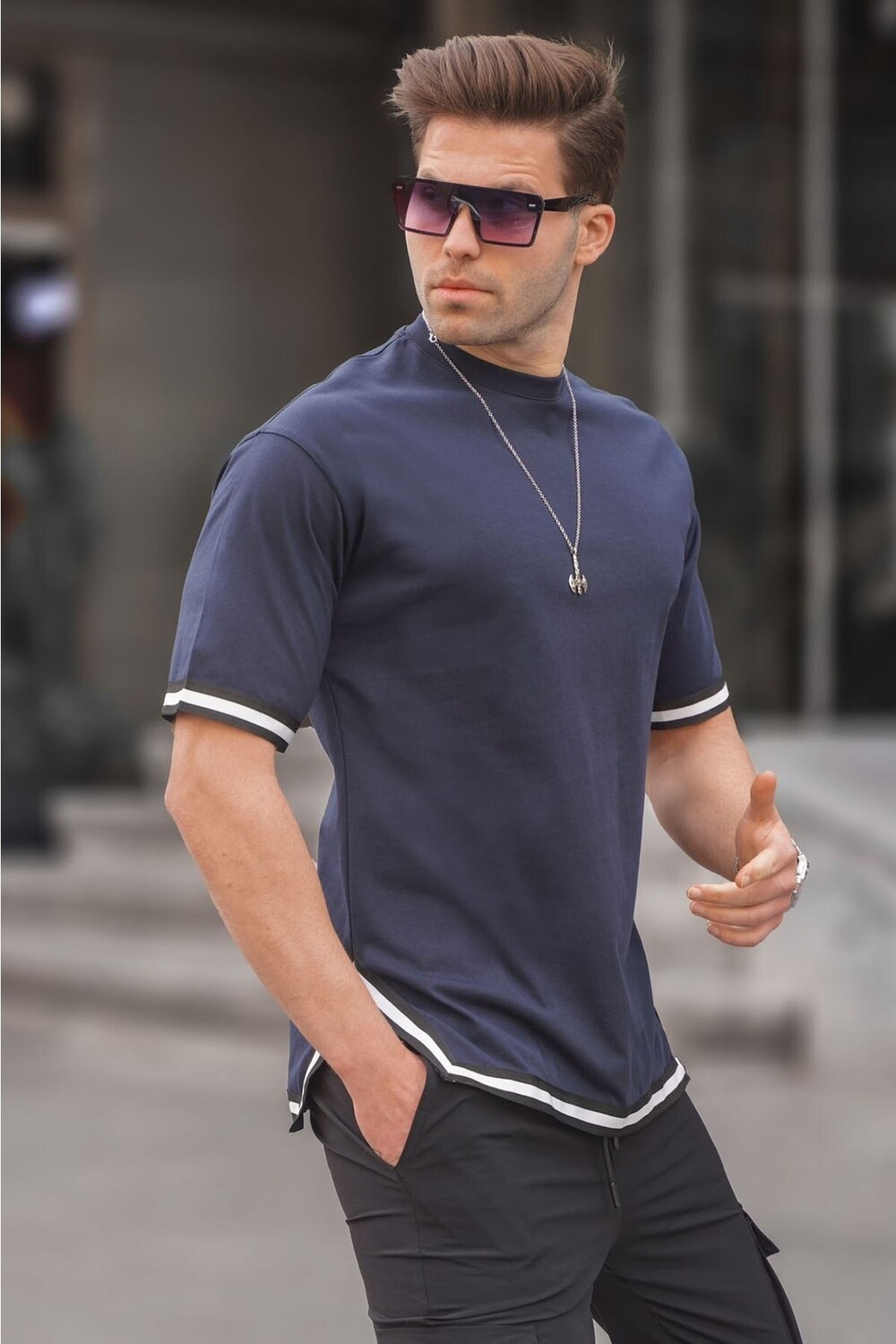 

Футболка Madmext, темно-синий