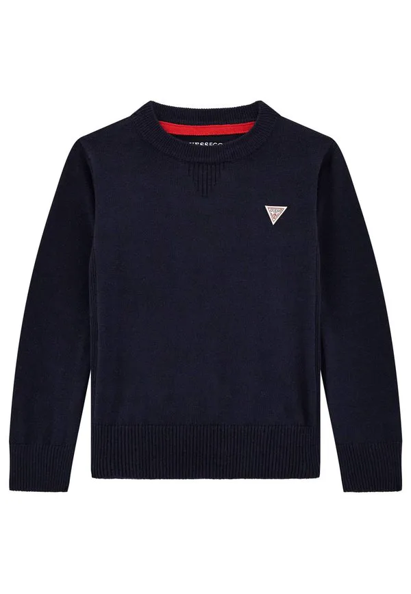 Джемпер с логотипом etichetta Guess, Blu