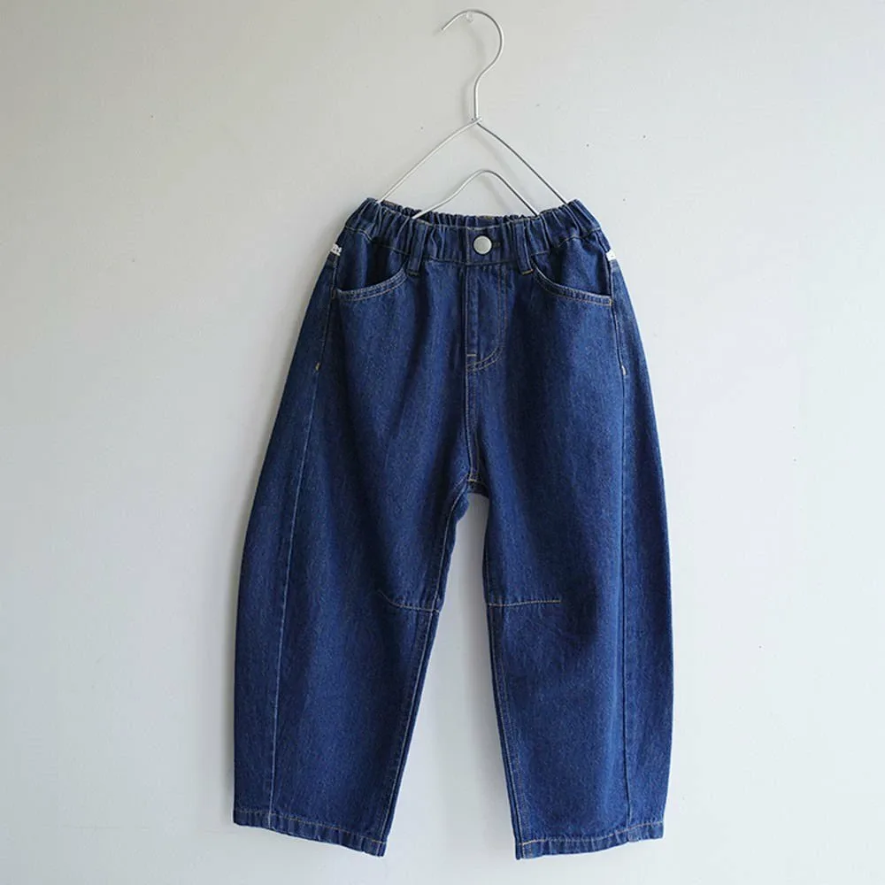 Длинные джинсовые брюки с широкими штанинами Branshes, Navy blue — фото 2