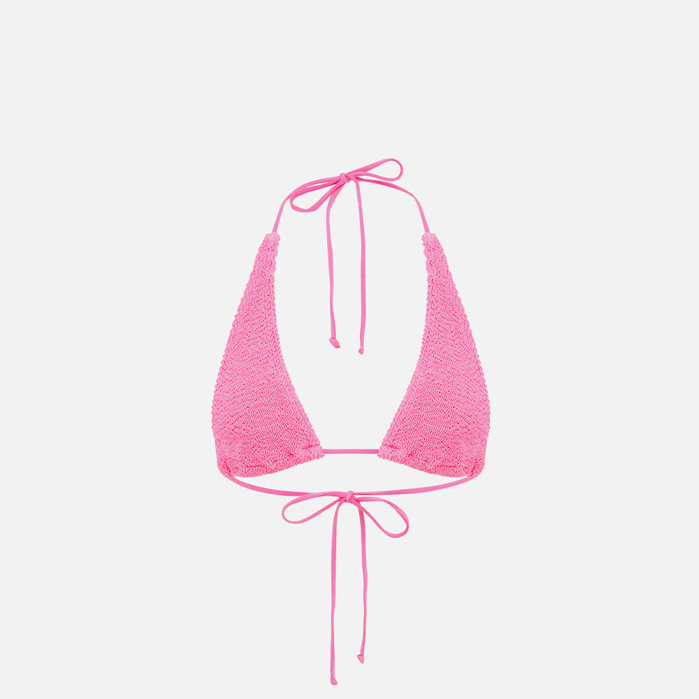 

Топ бикини Bond-Eye Sofie Triangle, цвет Candy Pink