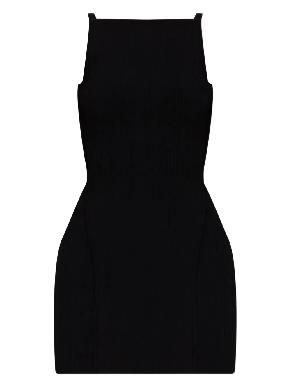 

Облегающее платье в рубчик SPORTMAX, черный