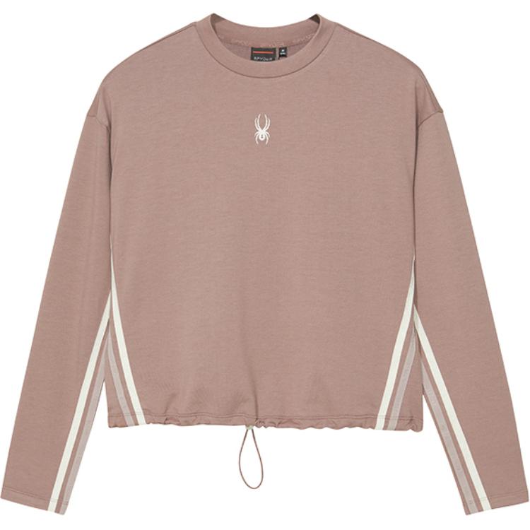 

Футболка с рукавом дроп-шилдер женская SPYDER, серо-зеленая