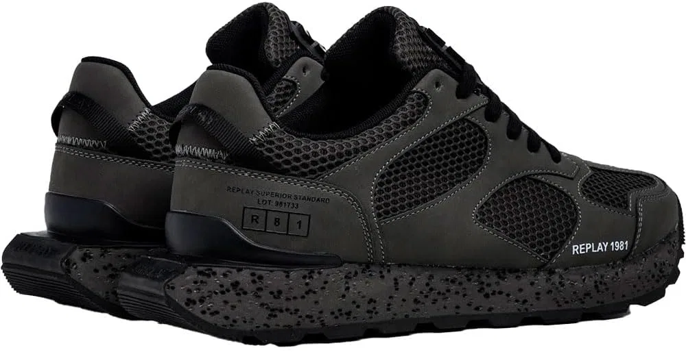 Кроссовки Replay Herren Dean MeshSneaker, 028 Grey — фото 3