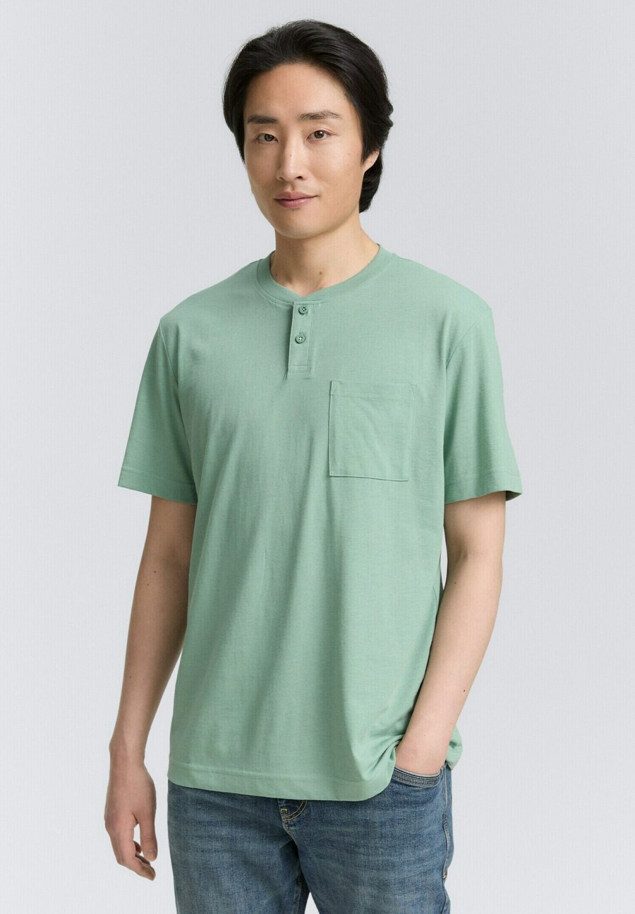 

Футболка TOM TAILOR Basic T-shirt, Dust Green Melange/Green, Зеленый, Футболка TOM TAILOR Basic T-shirt, Dust Green Melange/Green