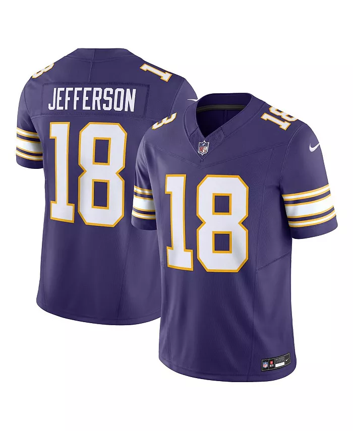 

Мужская альтернативная джерси Justin Jefferson Minnesota Vikings Vapor F.U.S.E. Limited Nike, мультиколор