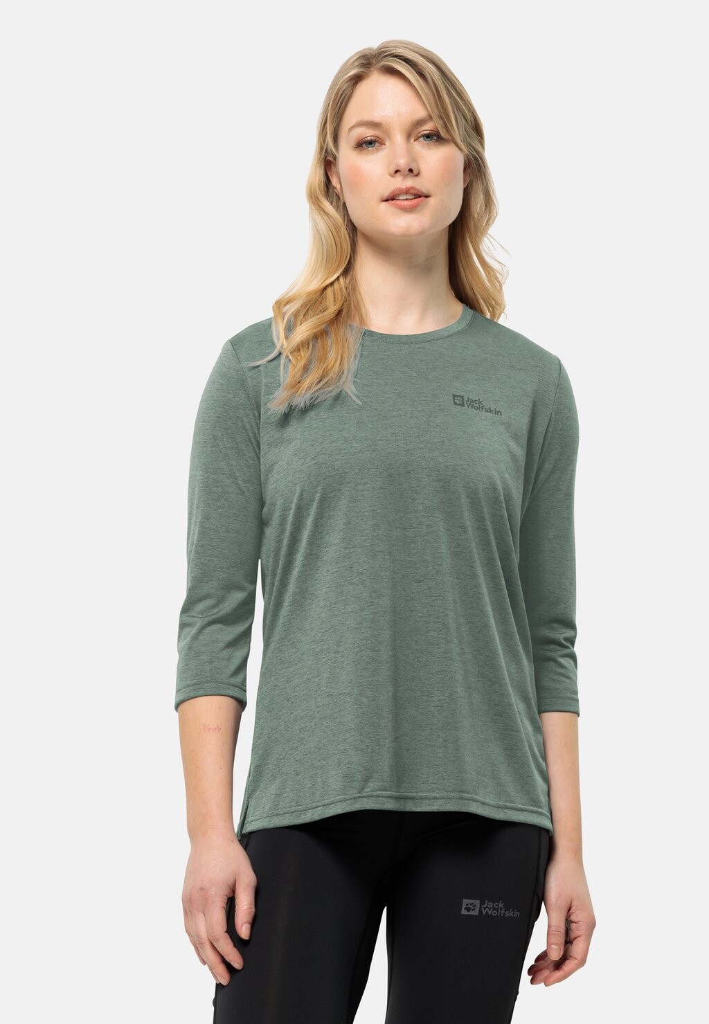

Топ с длинными рукавами CROSSTRAIL 3/4 Jack Wolfskin, цвет hedge green